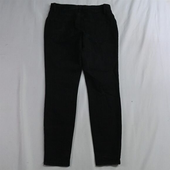 Lot 2 Maurices Small Skinny Dark Black Stretch Denim Jeans - Picture 9 of 9